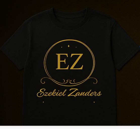 Classic Black EZ Tee on model