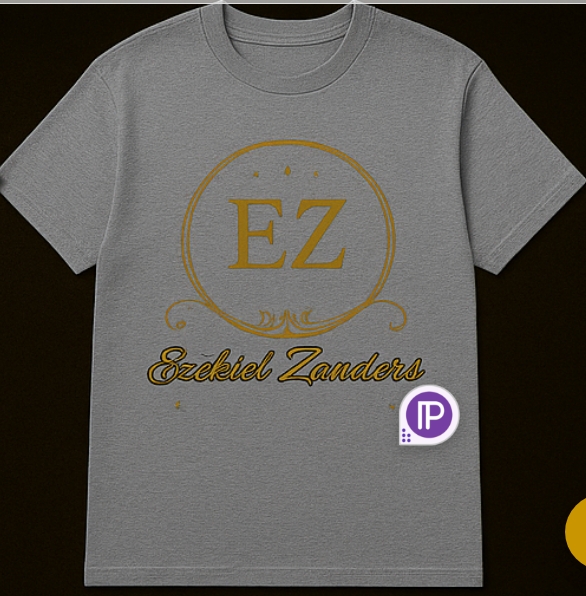 Heather Gray EZ Tee on model